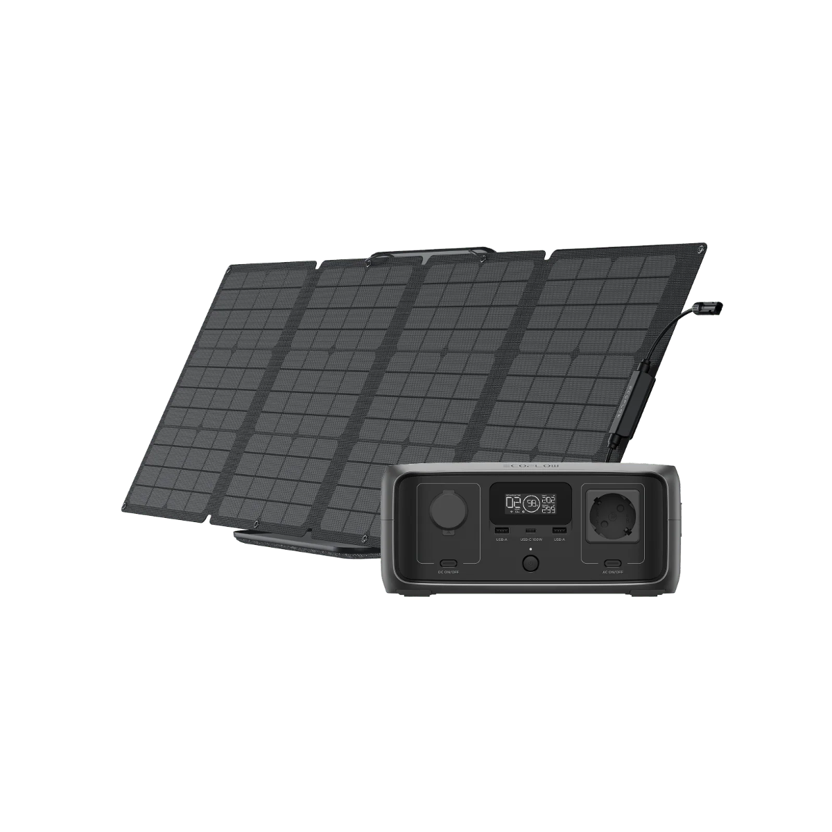 EcoFlow River 3 mit Solar Panel Österreich autark grüne Energie Lösung