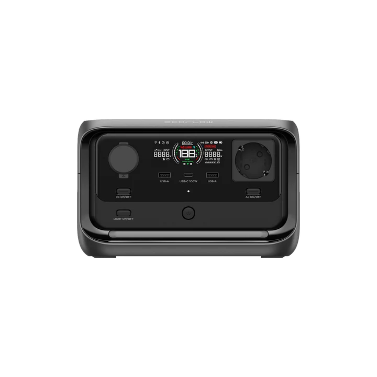 EcoFlow River 3 Plus LCD Display Anzeige Batterie Status Österreich
