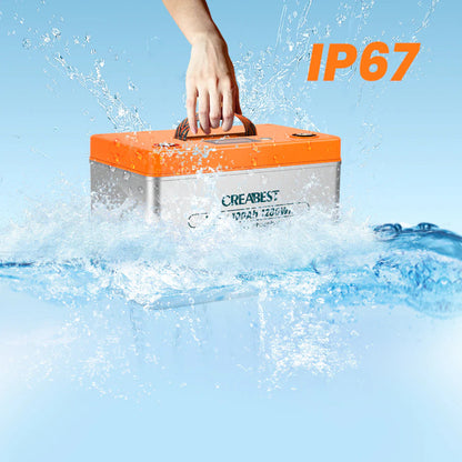 LiFePO4 12V 100Ah Batterie – Prüfung der Wasserdichtigkeit unter Wasser gemäß IP67