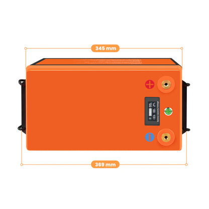 LiFePO4 12V 200Ah Bluetooth Batterie Abmessungen kompakt Österreich