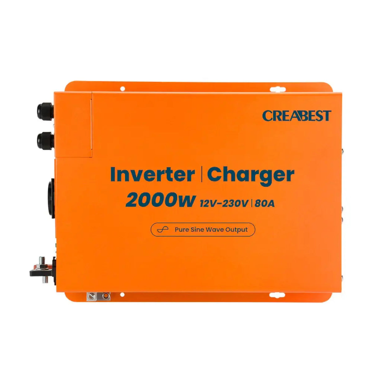 Sinus Wechselrichter 2000W mit 80A Charger Hauptansicht vorne